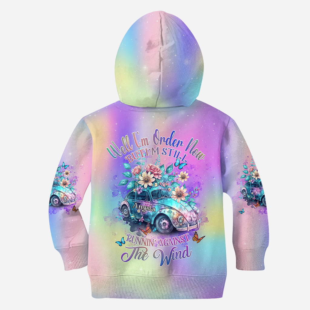 Running Against The Wind - Personalized Hippie Hoodie and Leggings