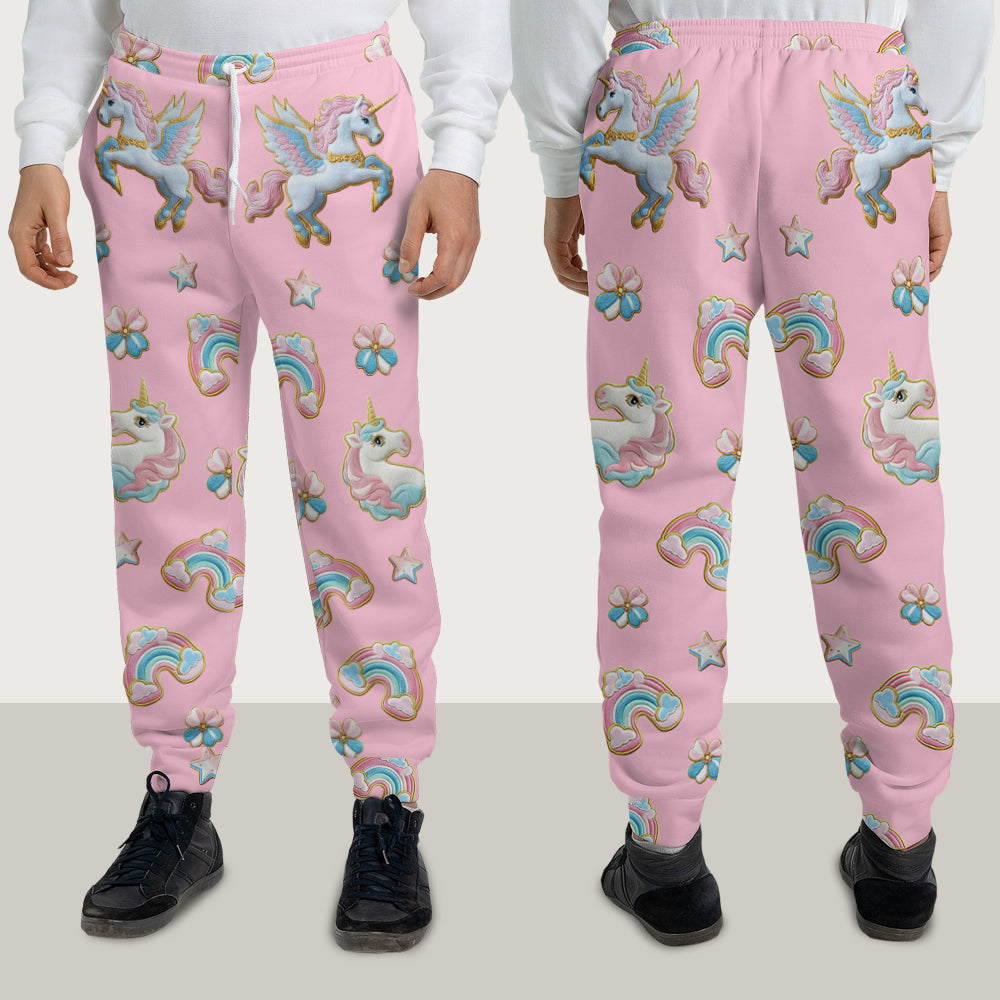 Magnifique alphabet licorne - Sweat à capuche et pantalon de jogging personnalisés pour enfant
