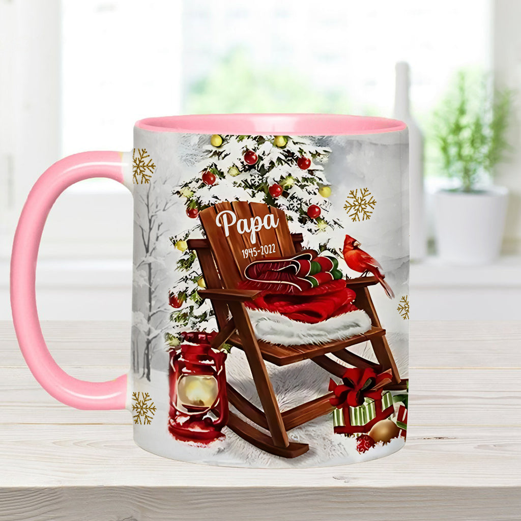Christmas In Heaven - Personalized Memorial Accent Mug