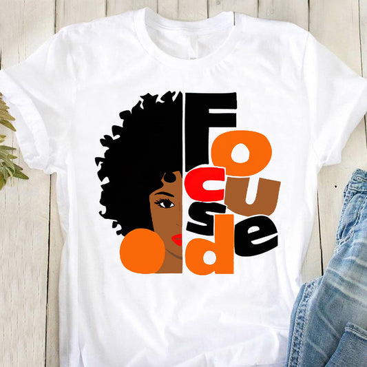 Focused - T-shirt et sweat à capuche afro-américain