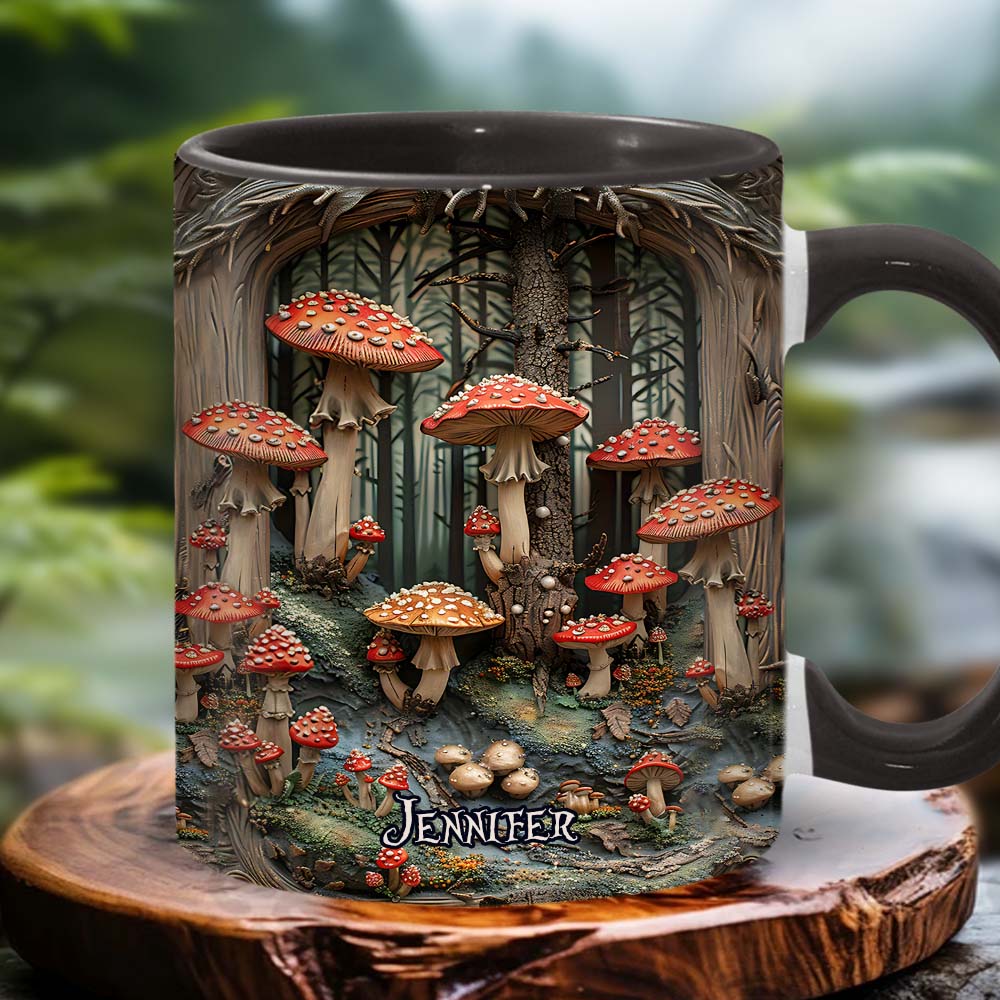 Mug personnalisé « Into The Forest » pour le camping