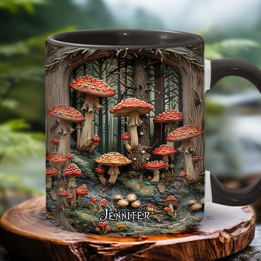 Mug personnalisé « Into The Forest » pour le camping