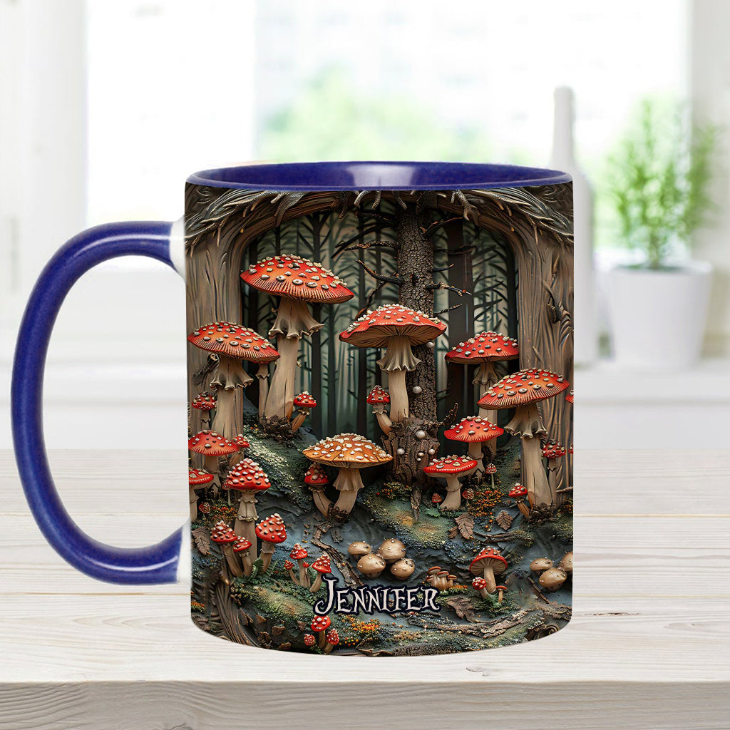 Mug personnalisé « Into The Forest » pour le camping
