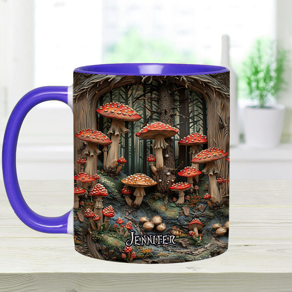 Mug personnalisé « Into The Forest » pour le camping