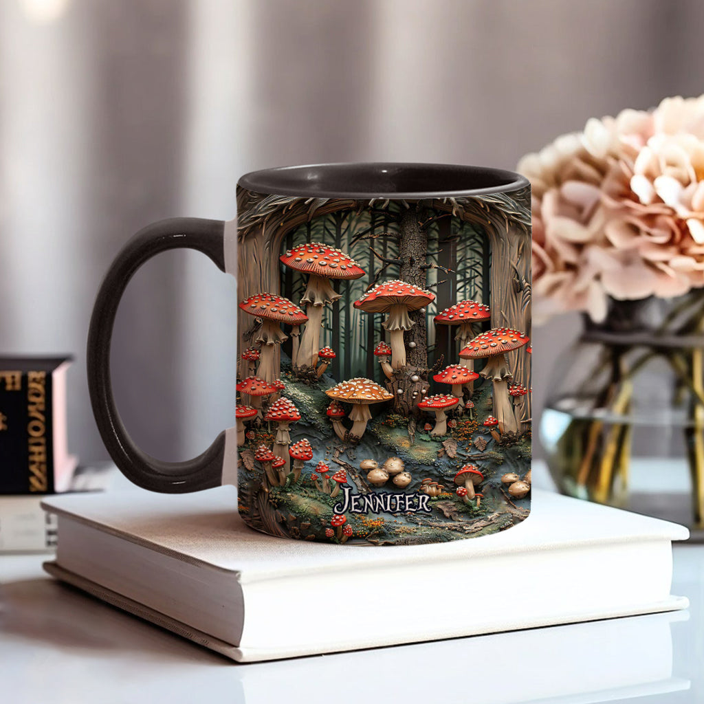 Mug personnalisé « Into The Forest » pour le camping