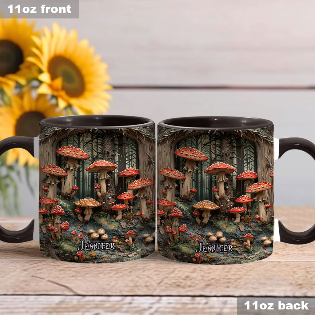 Mug personnalisé « Into The Forest » pour le camping
