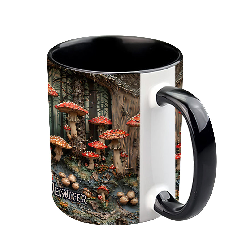 Mug personnalisé « Into The Forest » pour le camping