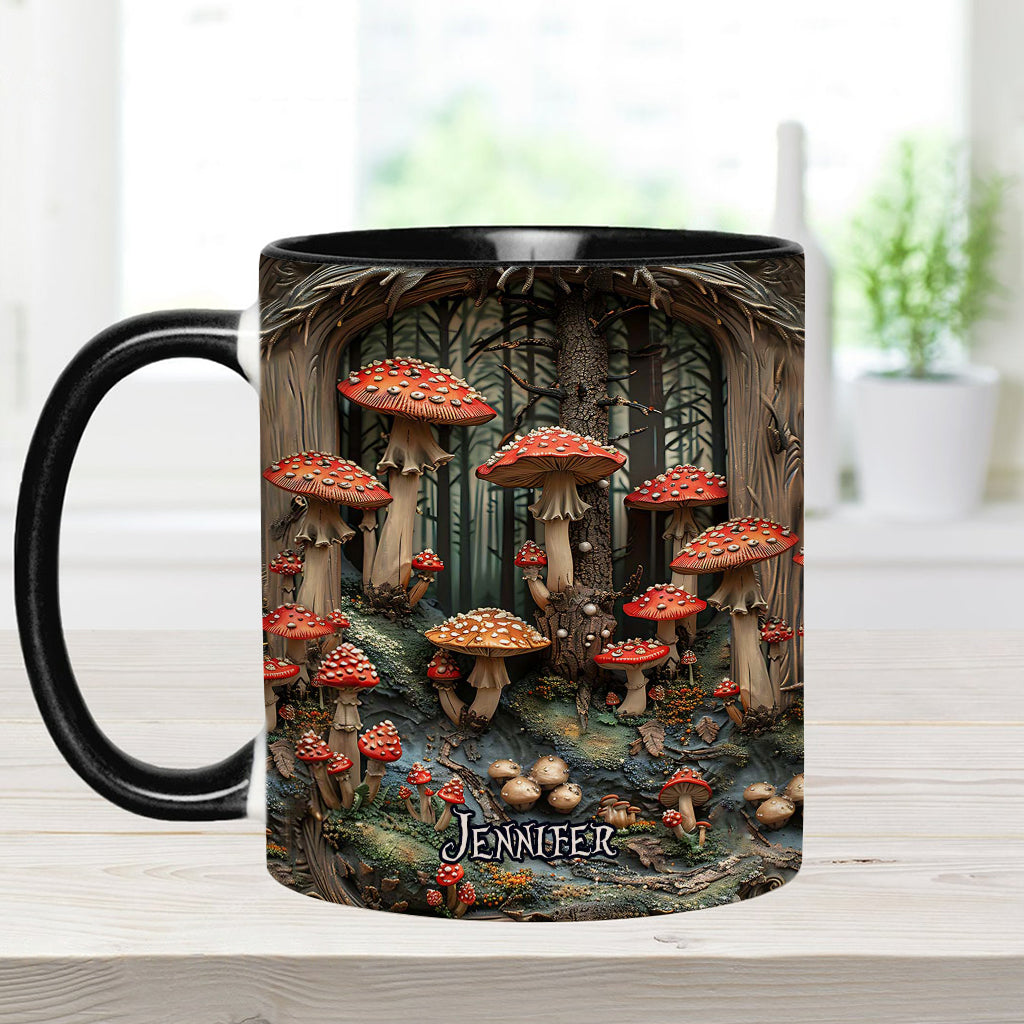 Mug personnalisé « Into The Forest » pour le camping