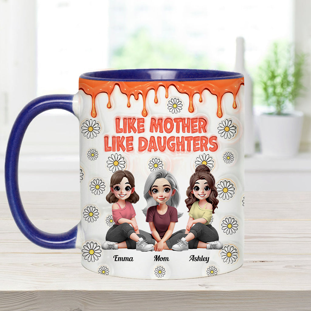 Like Mother Like Daughters - Personalized Mother Accent Mug