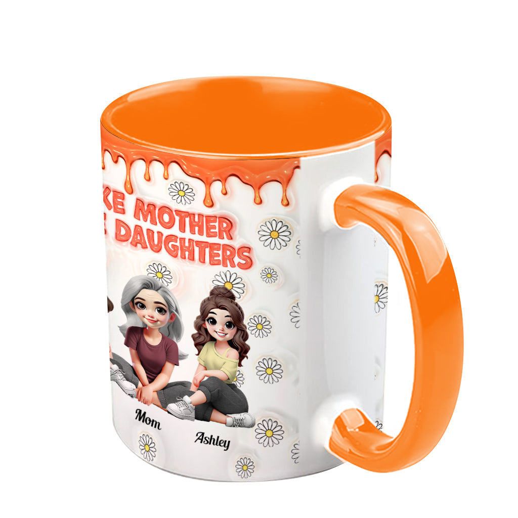 Like Mother Like Daughters - Personalized Mother Accent Mug