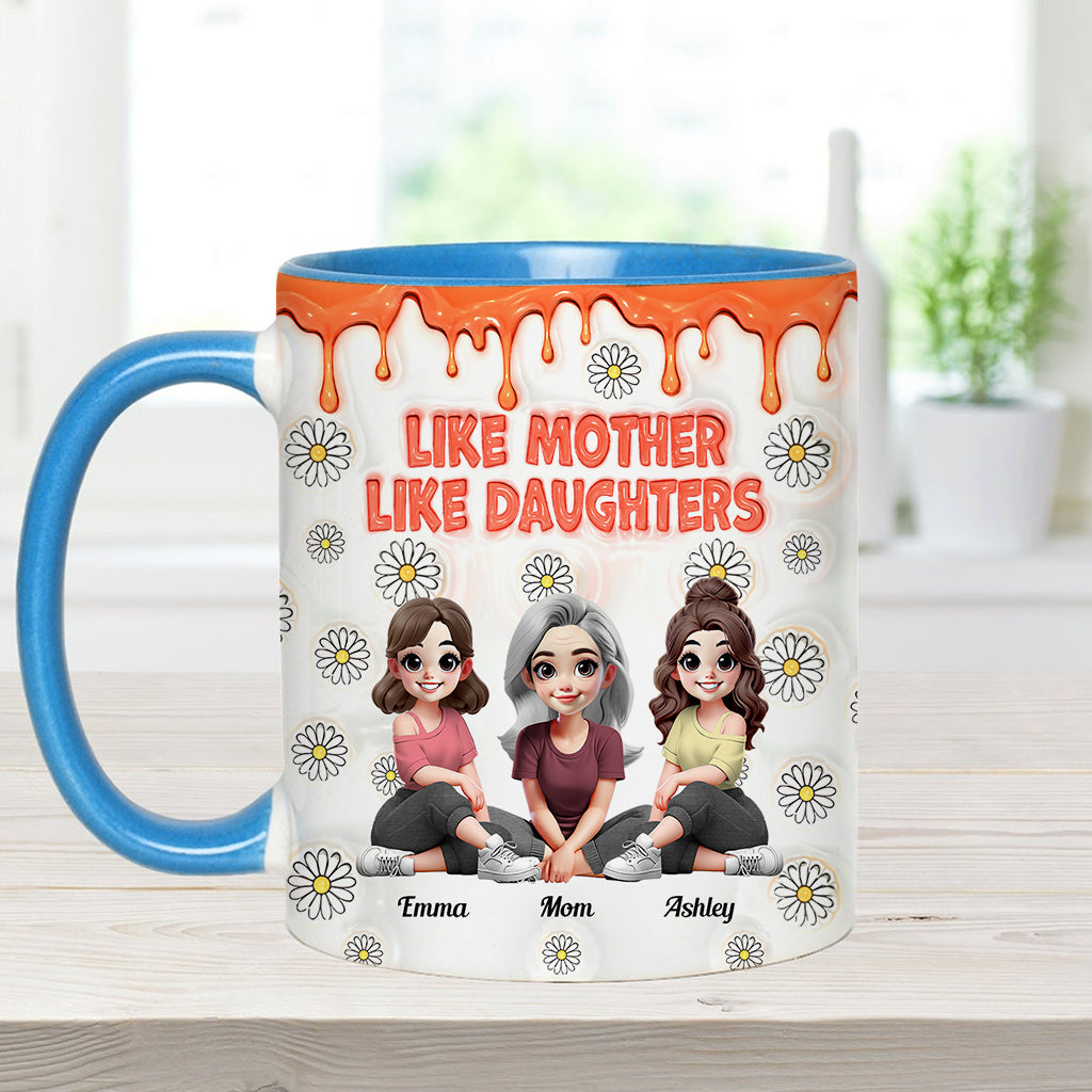 Like Mother Like Daughters - Personalized Mother Accent Mug