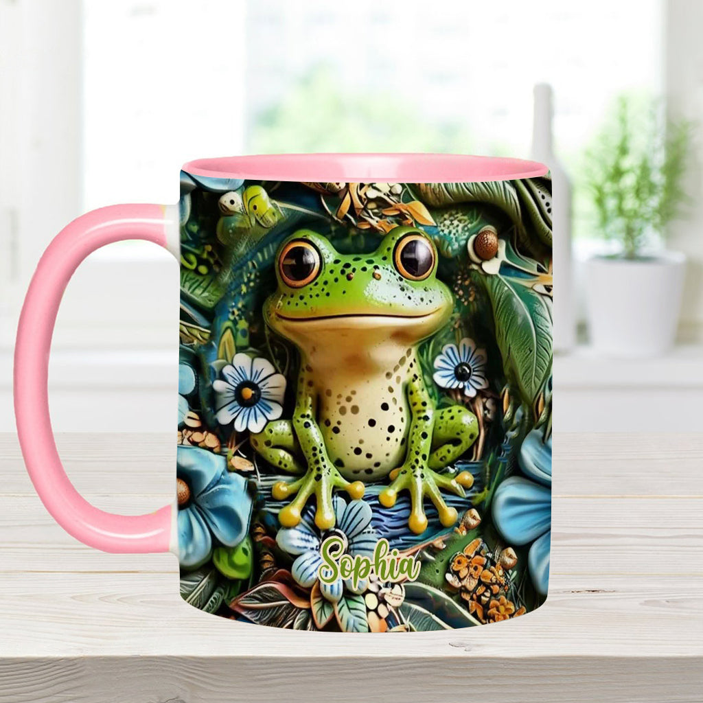 Personalisierte Tasse mit Froschmotiv – perfekt für alle Froschliebhaber