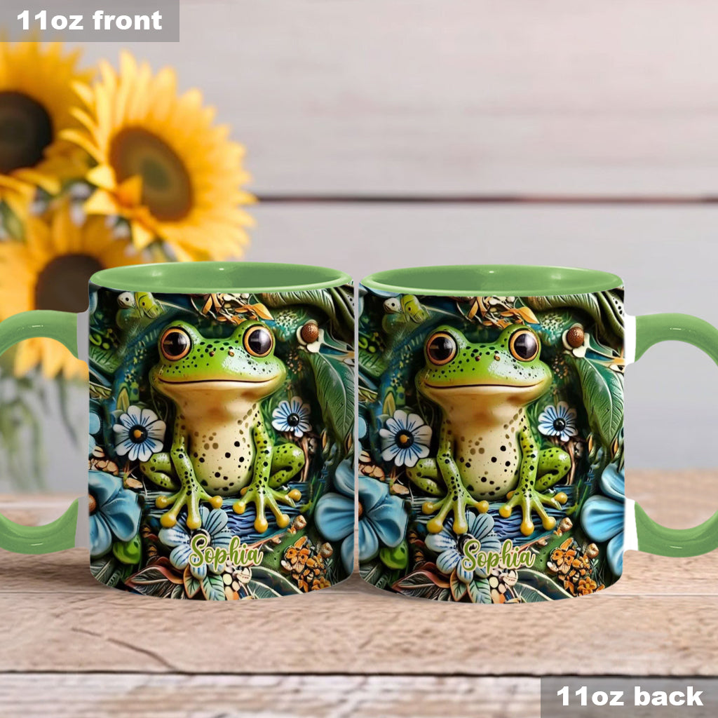 Personalisierte Tasse mit Froschmotiv – perfekt für alle Froschliebhaber