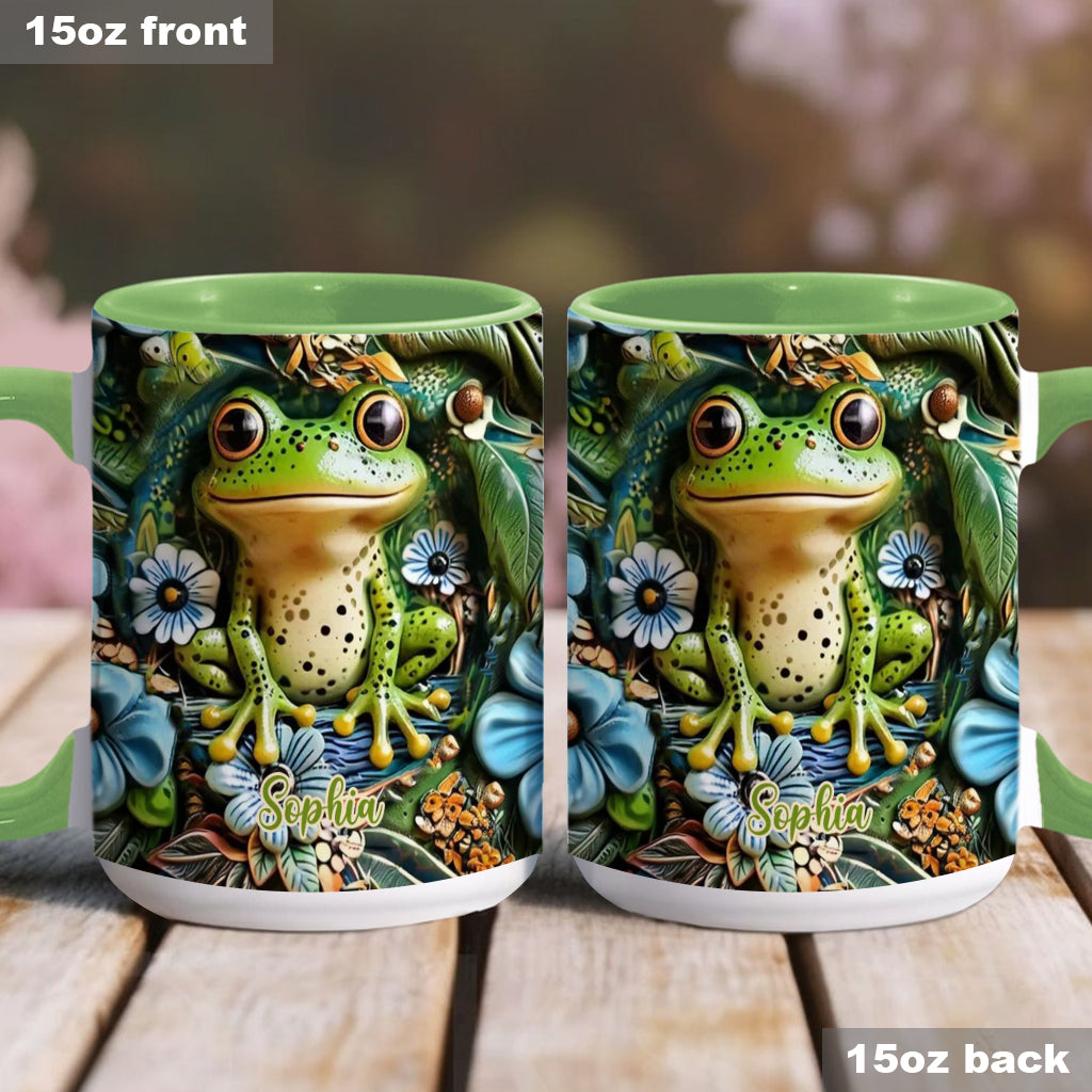 Personalisierte Tasse mit Froschmotiv – perfekt für alle Froschliebhaber