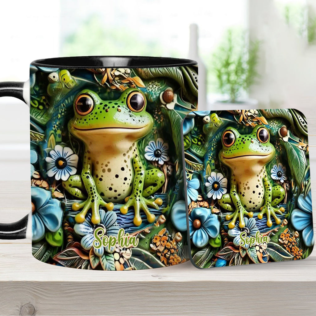 Personalisierte Tasse mit Froschmotiv – perfekt für alle Froschliebhaber