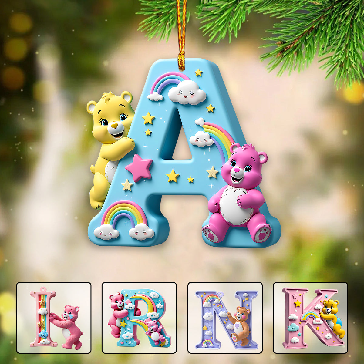 Niedliche Bären – personalisierter Kinderschmuck