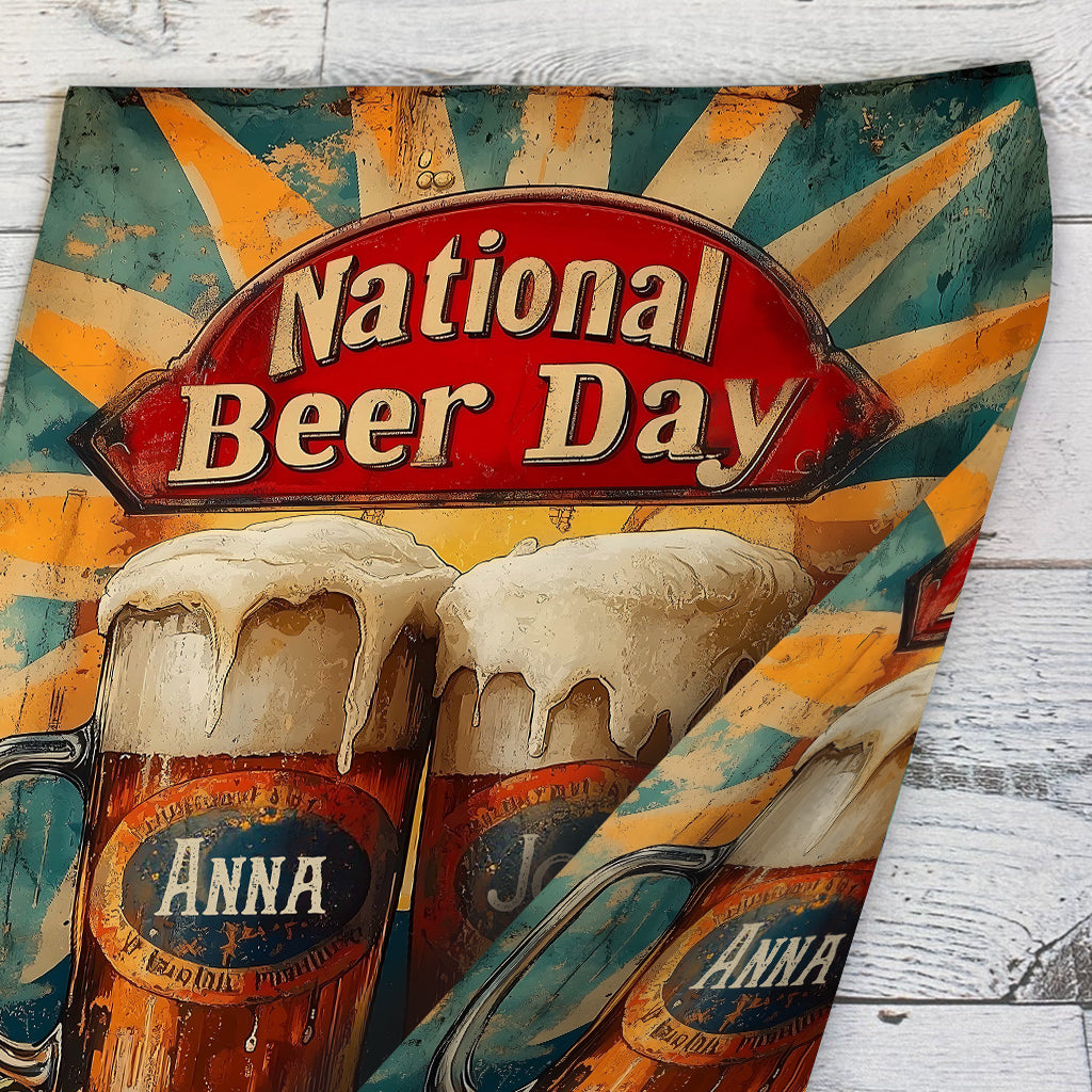Nationaler Biertag – Personalisierte Biergartenflagge