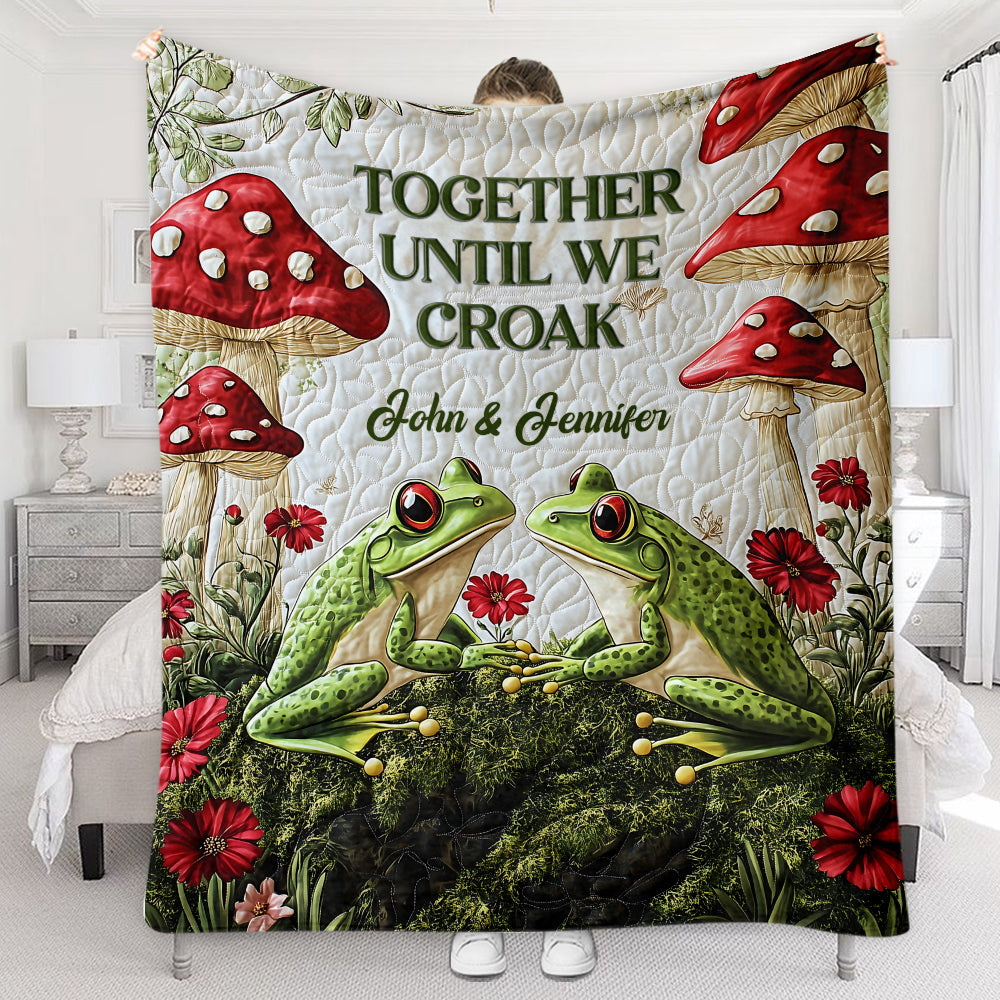 Gemeinsam bis zum Tod – Personalisierte Froschdecke