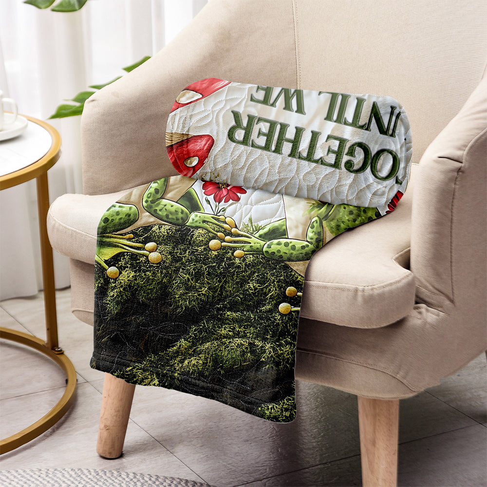 Gemeinsam bis zum Tod – Personalisierte Froschdecke