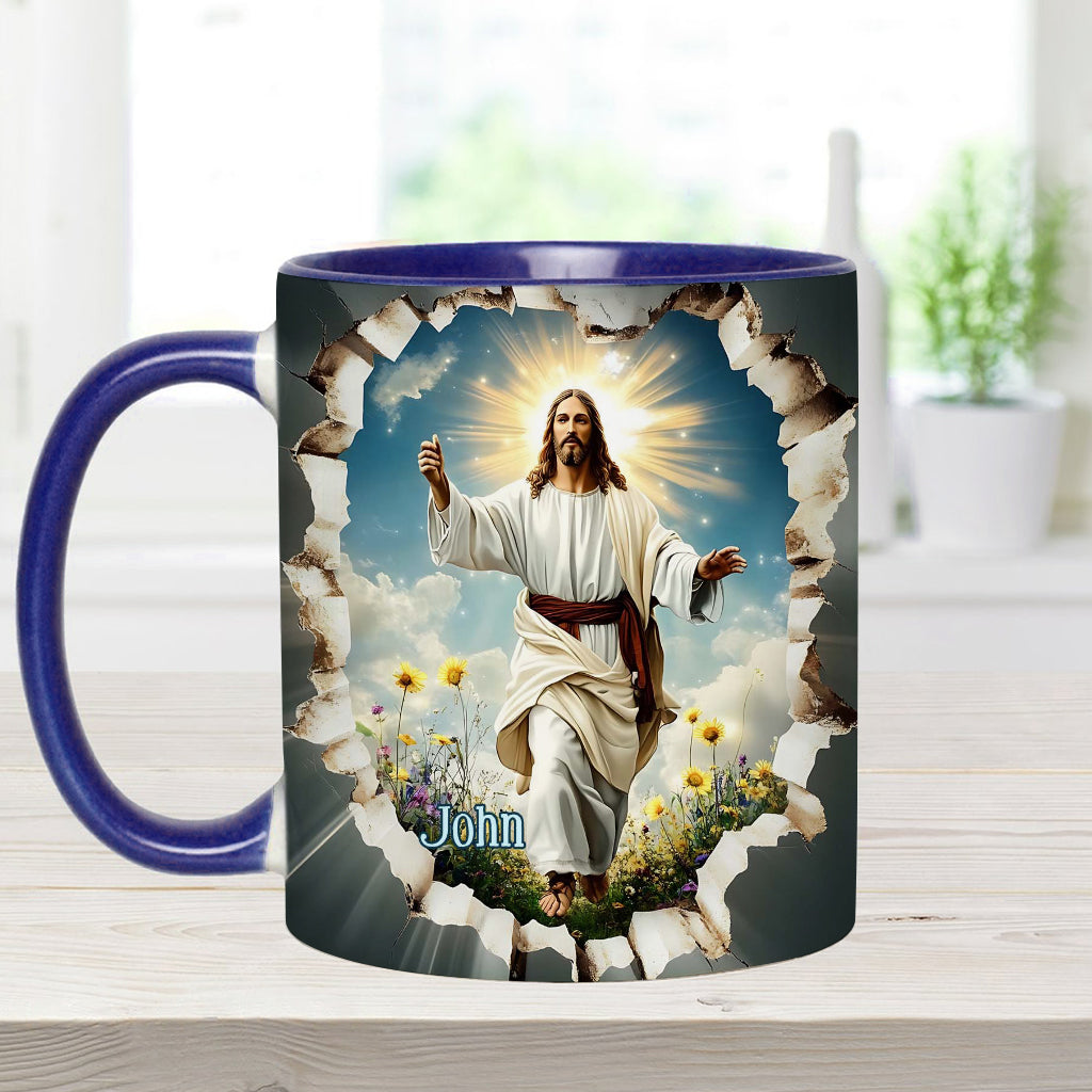 He Is Risen - Personalized Christian Accent Mug