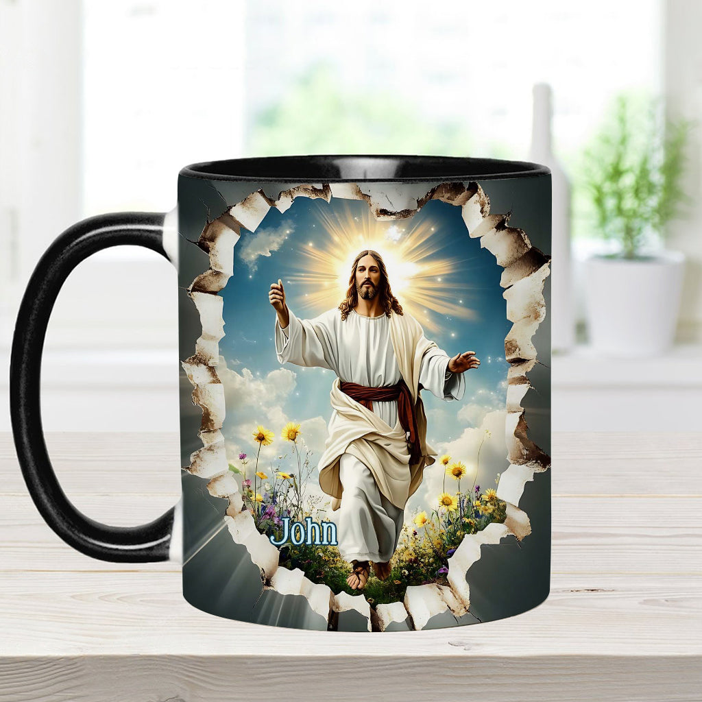 He Is Risen - Personalized Christian Accent Mug