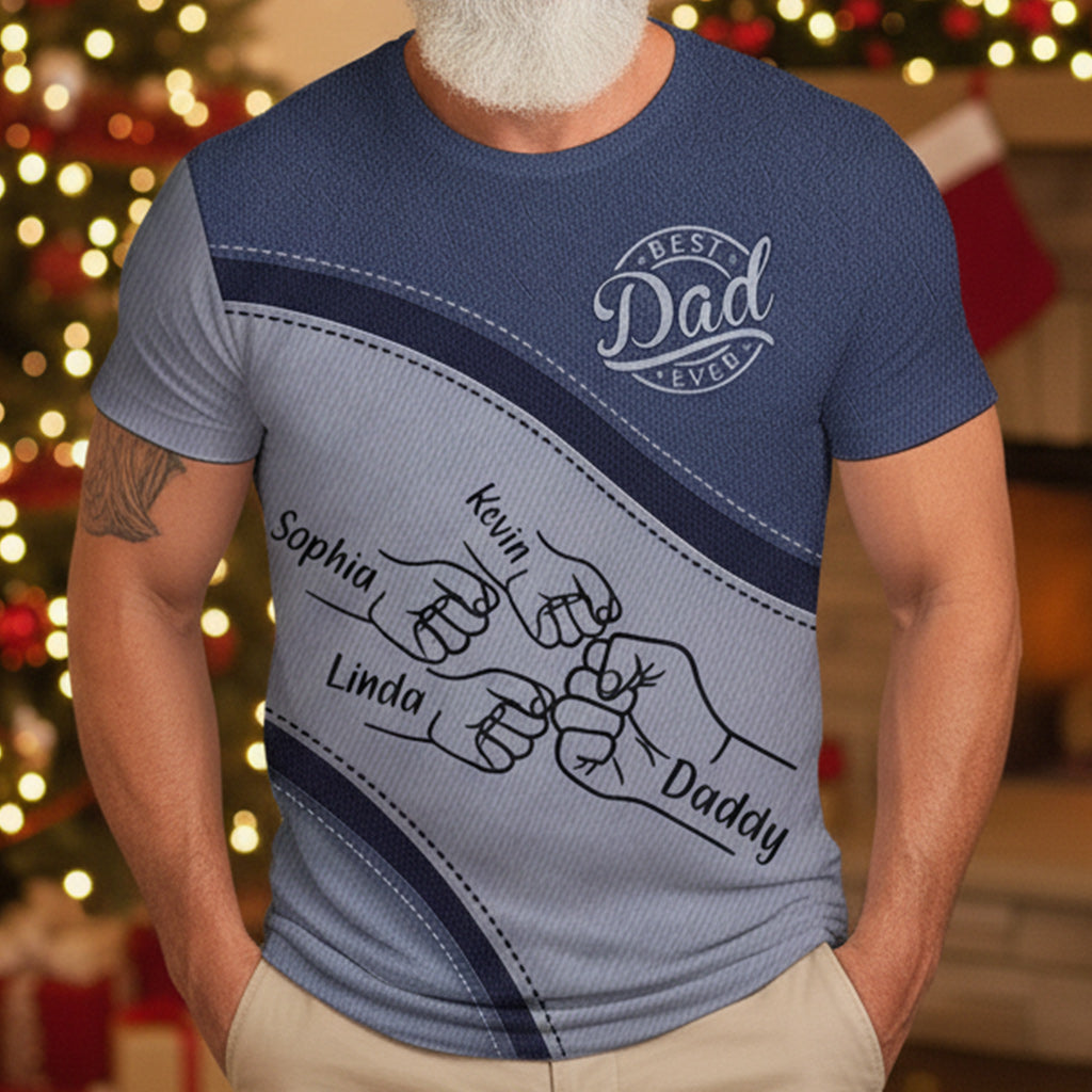 Best Dad Ever - Show Your Endless Love For Dad On This Christmas With Personalized Shirt