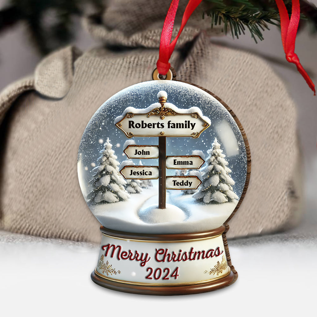 Frohe Weihnachten – Personalisierter Familienschmuck