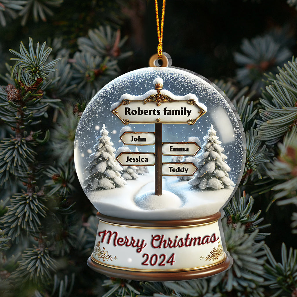 Frohe Weihnachten – Personalisierter Familienschmuck