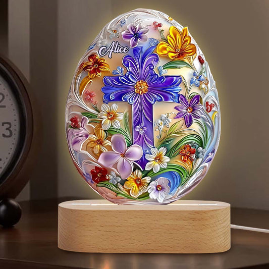 I Believe In You - Personalized Christian Shaped Plaque Light Base