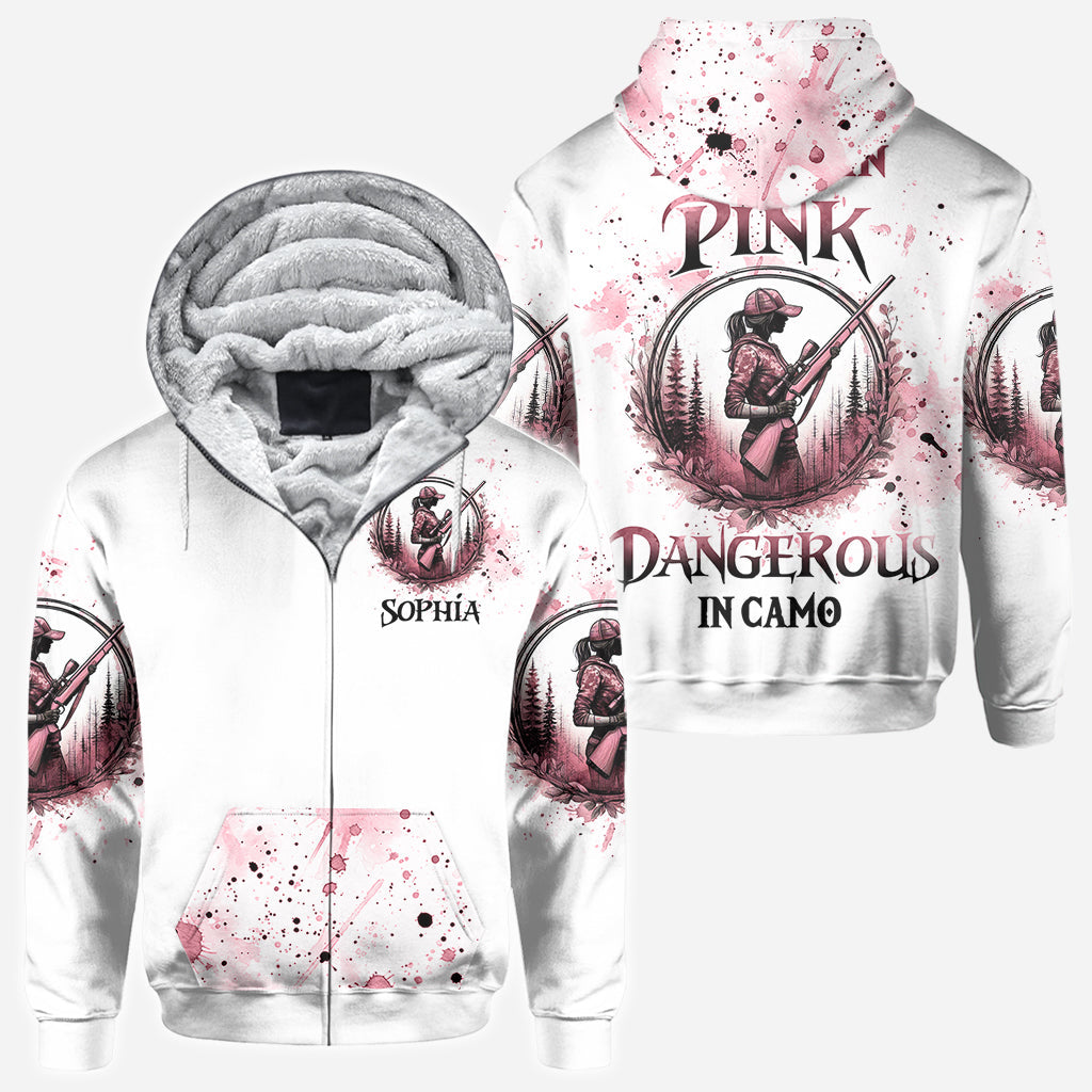 Hübsch in Pink – personalisiertes Jagd-Shirt