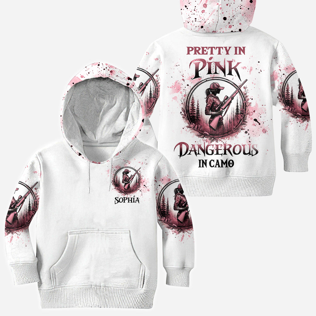 Hübsch in Pink – personalisiertes Jagd-Shirt