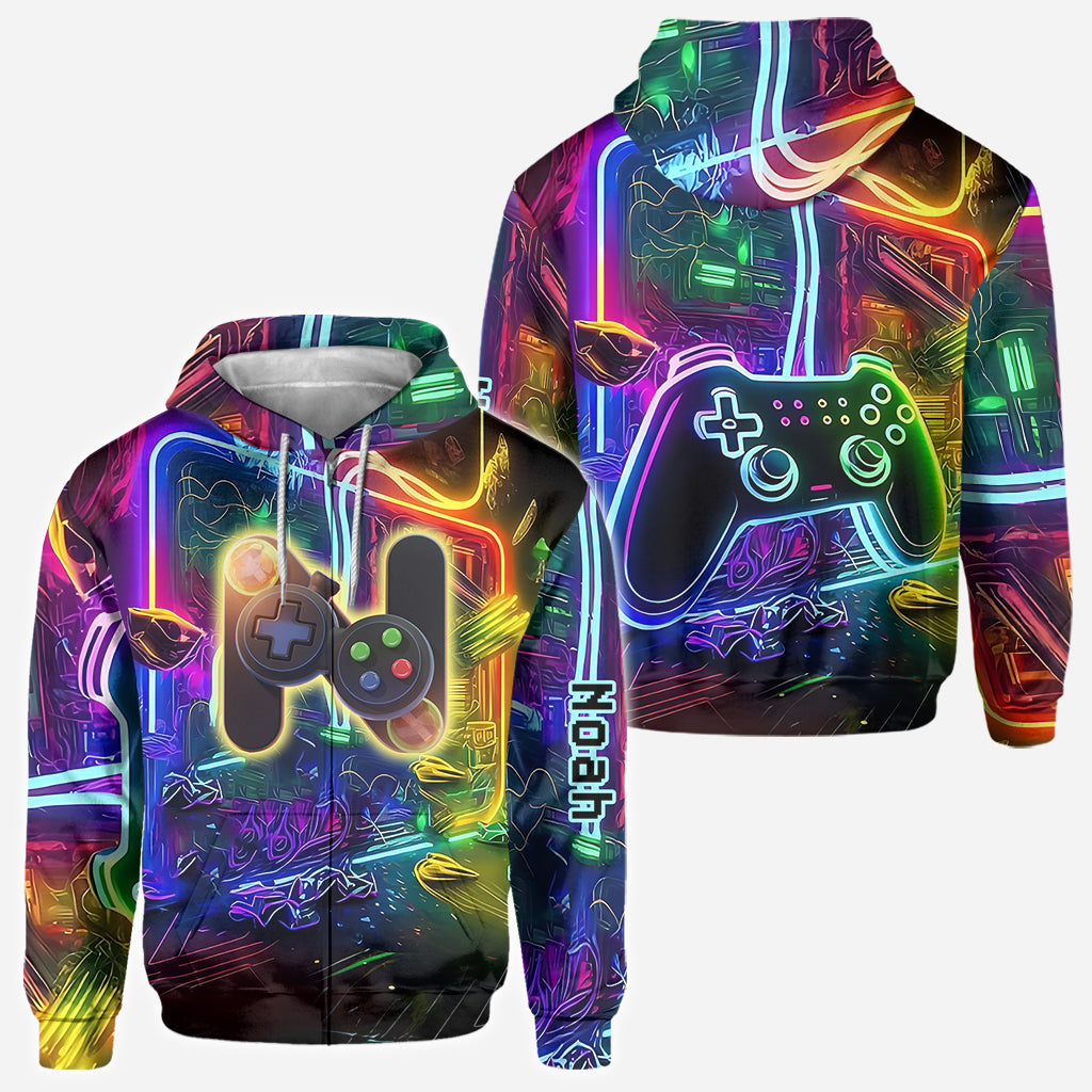 Gaming-Alphabet – Personalisiertes Kinder-T-Shirt