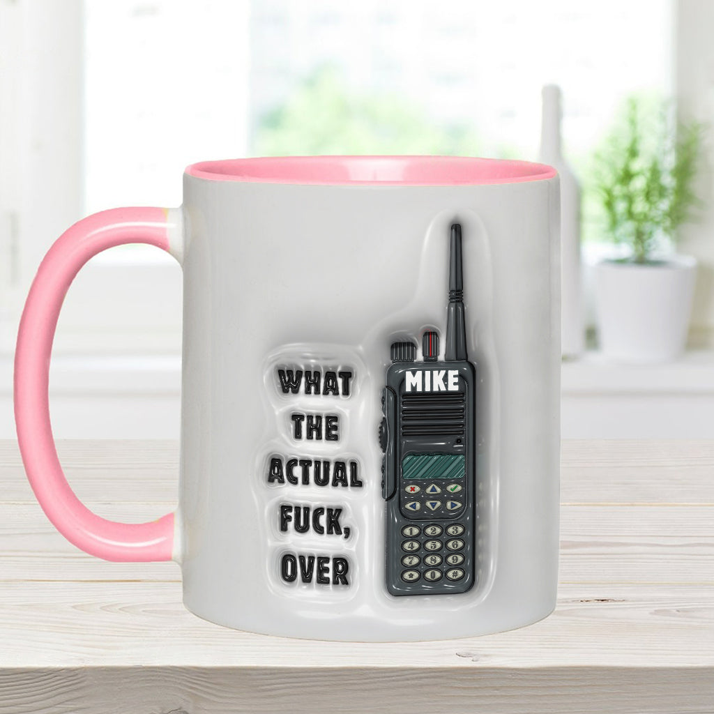 Mais qu'est-ce que c'est que ce bordel ? C'est fini ! - Mug personnalisé pour collègue