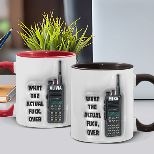 Mais qu'est-ce que c'est que ce bordel ? C'est fini ! - Mug personnalisé pour collègue