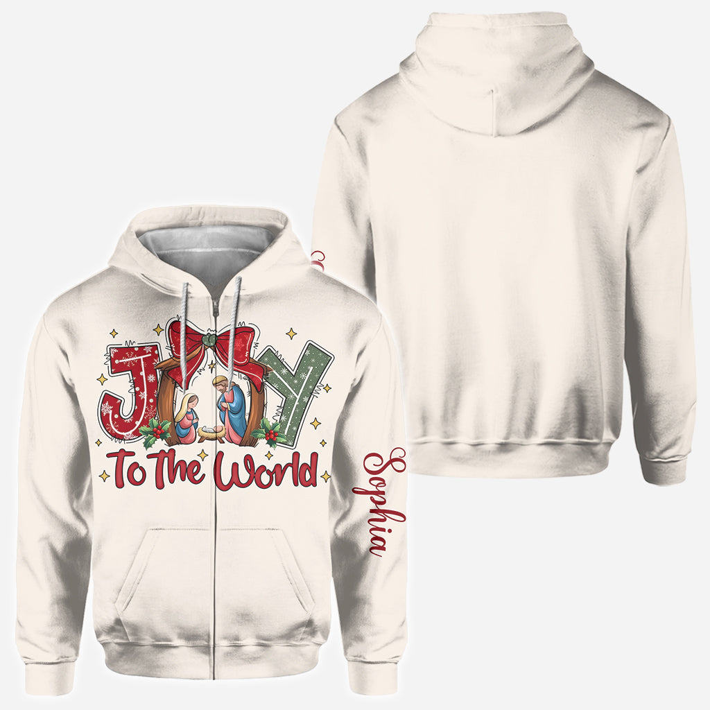 Joyeux Noël - T-shirt chrétien personnalisé intégral