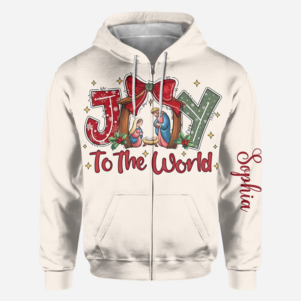 Joyeux Noël - T-shirt chrétien personnalisé intégral