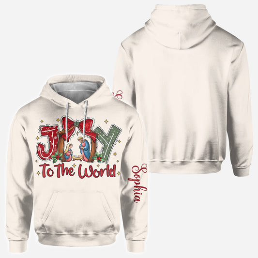 Joyeux Noël - T-shirt chrétien personnalisé intégral