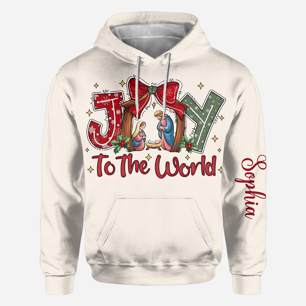 Joyeux Noël - T-shirt chrétien personnalisé intégral