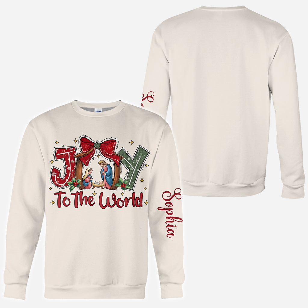 Joyeux Noël - T-shirt chrétien personnalisé intégral