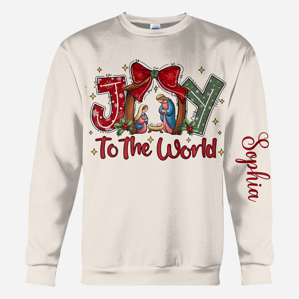 Joyeux Noël - T-shirt chrétien personnalisé intégral