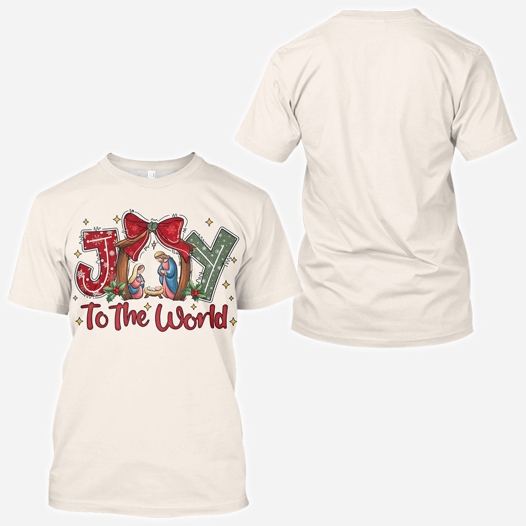 Joyeux Noël - T-shirt chrétien personnalisé intégral