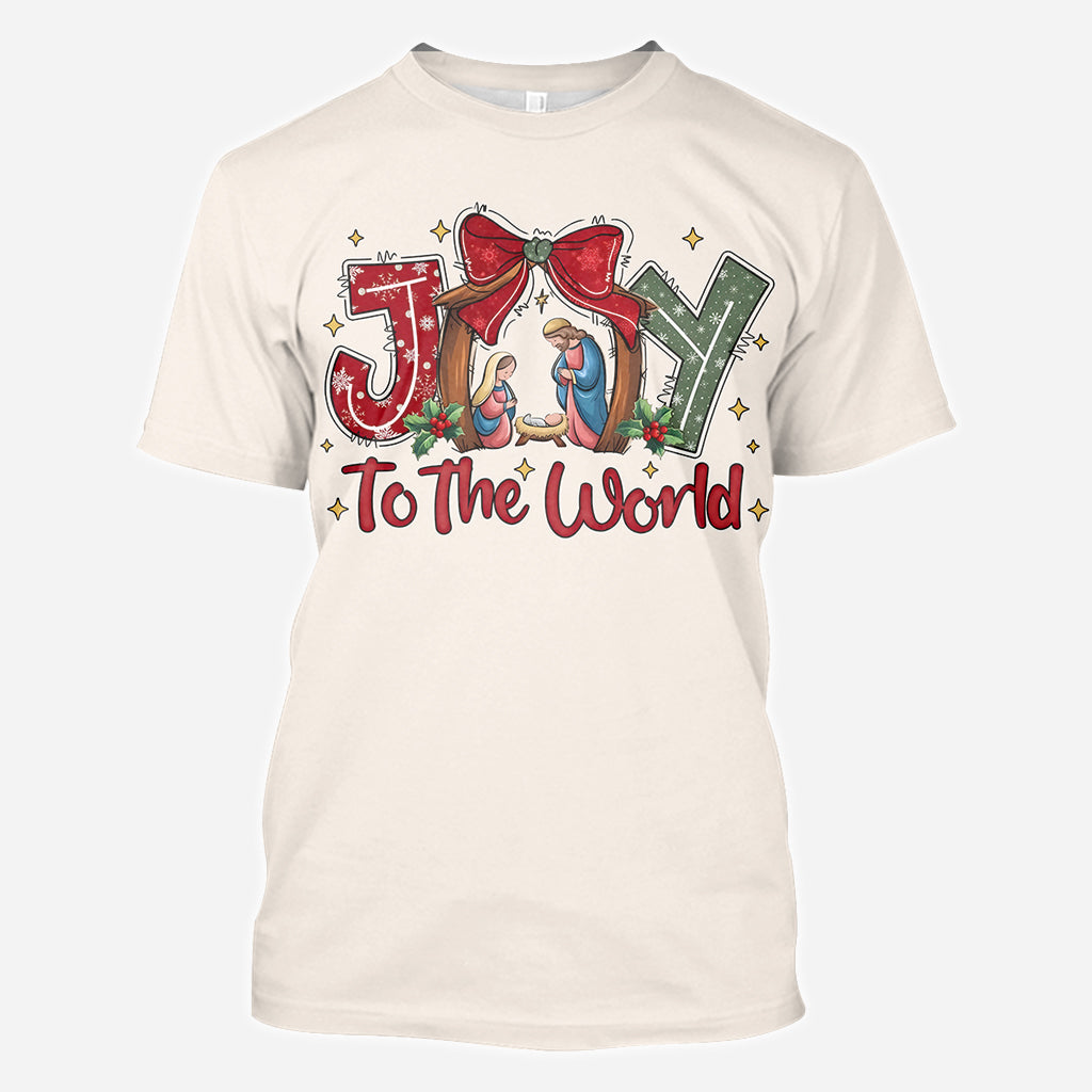 Joyeux Noël - T-shirt chrétien personnalisé intégral