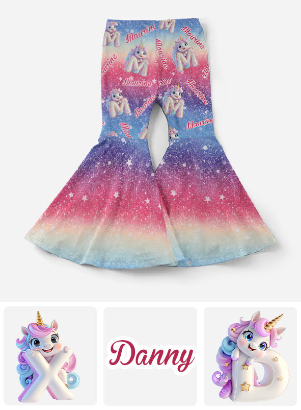 Wunderschönes Einhorn – personalisierte Schlagleggings für Kinder