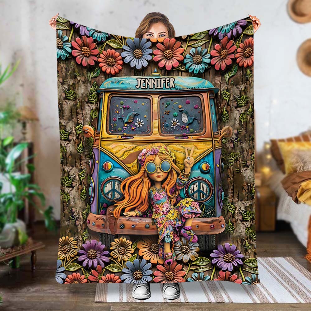 Couverture Hippie Soul - Personnalisée