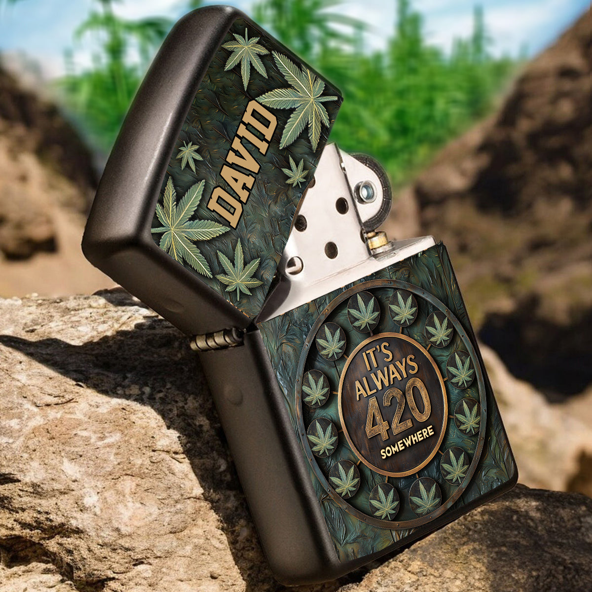 C'est toujours 420 - Briquet à herbe personnalisé