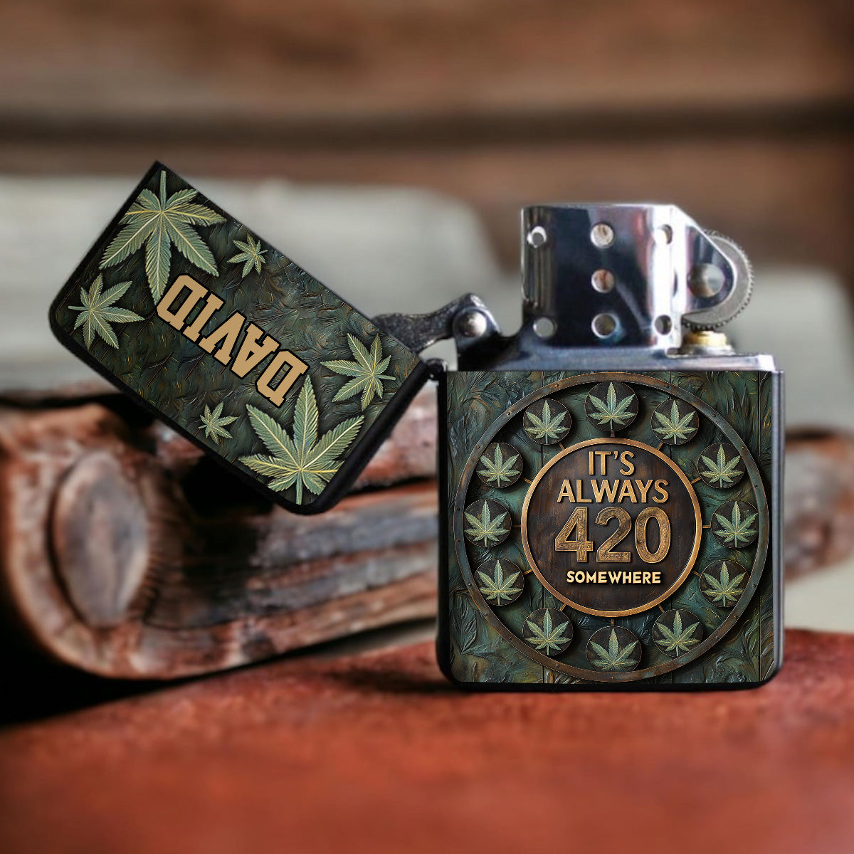 C'est toujours 420 - Briquet à herbe personnalisé