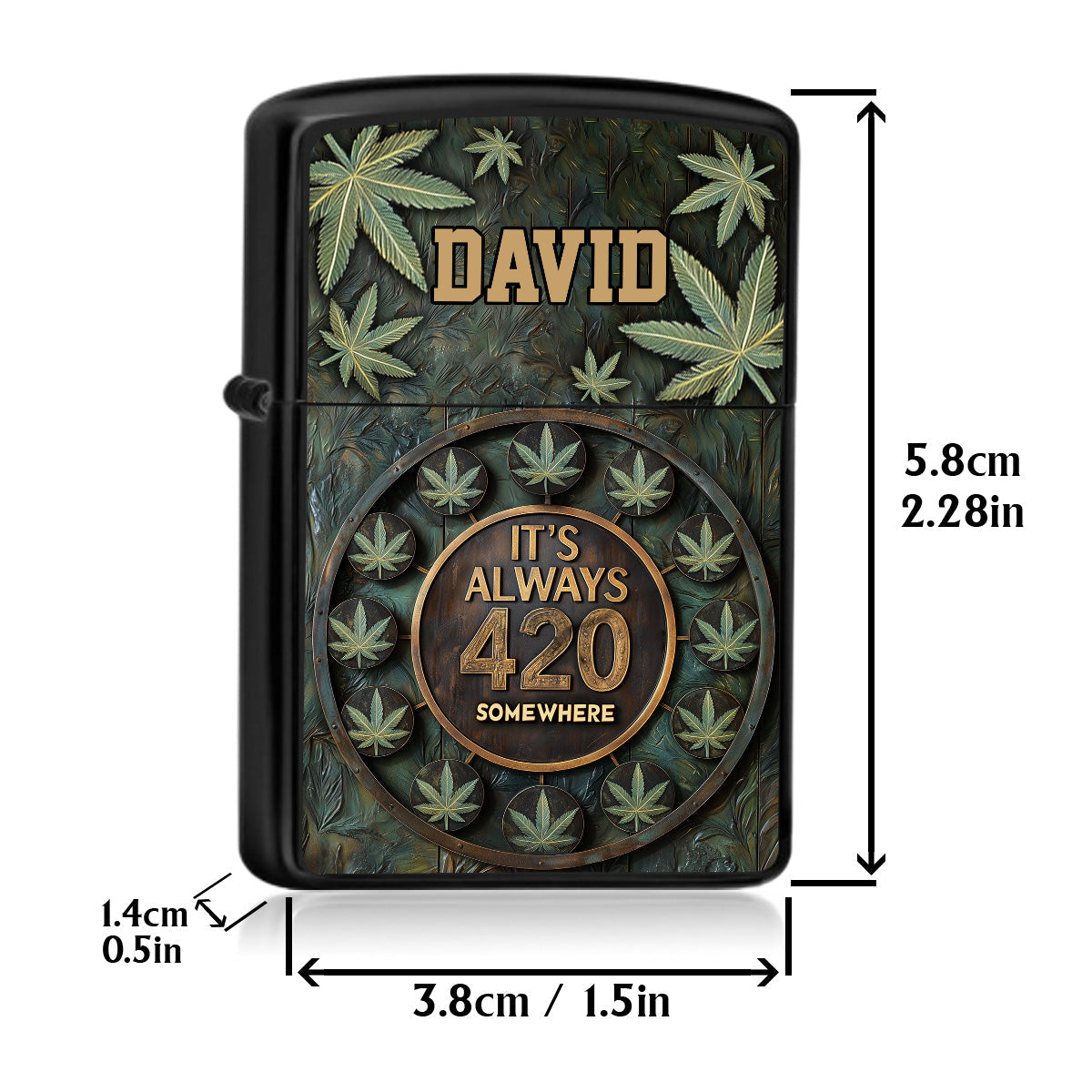 C'est toujours 420 - Briquet à herbe personnalisé
