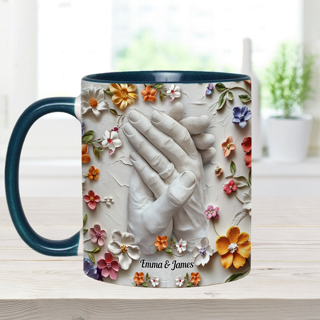 I Met You I Liked You - Personalized Couple Accent Mug