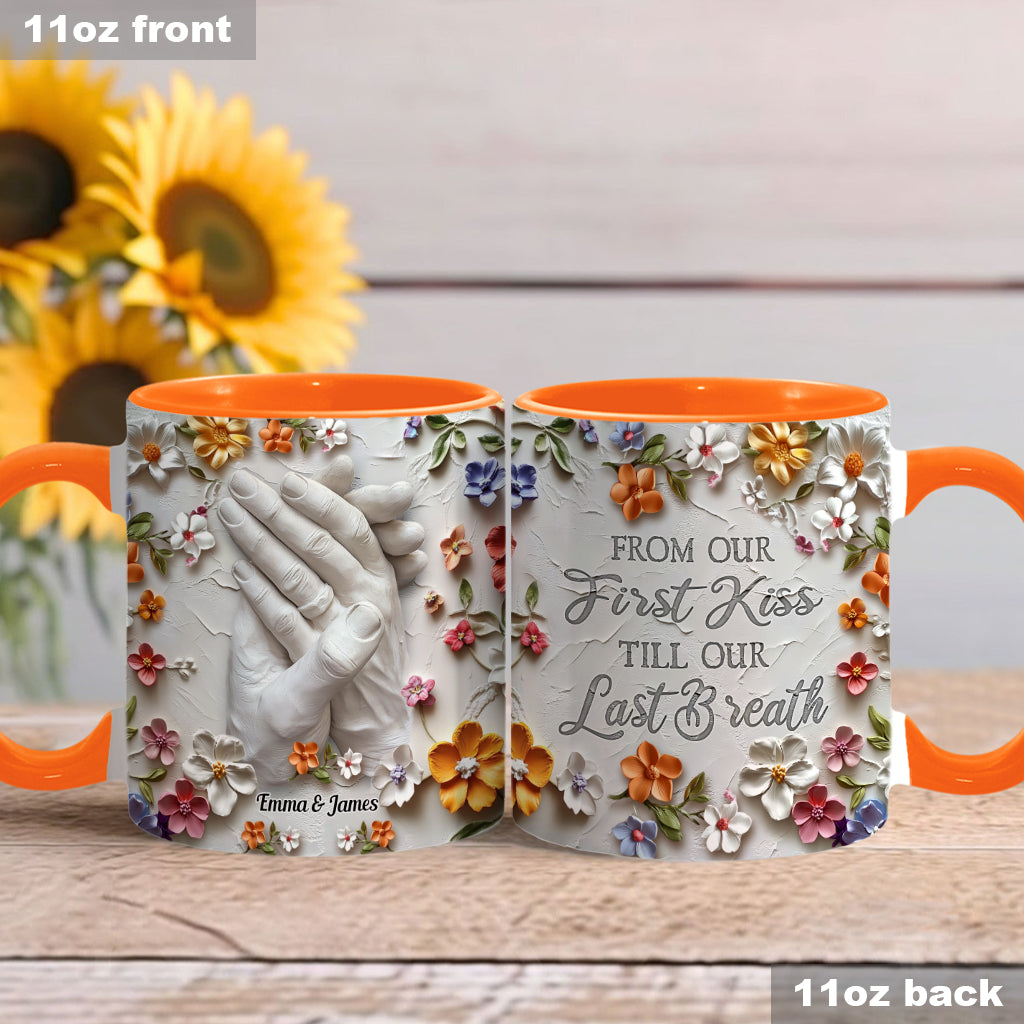 I Met You I Liked You - Personalized Couple Accent Mug