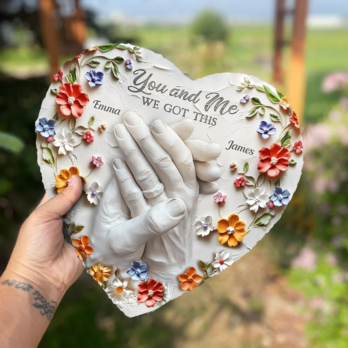 I Met You I Liked You - Personalized Couple Heart Shaped Stone